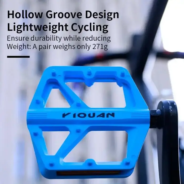 Pédales de vélo ESLNF en nylon avec roulements 9/16''