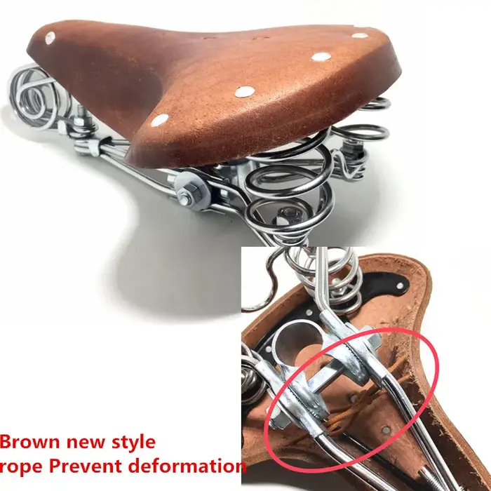 Selle de vélo vintage à ressorts