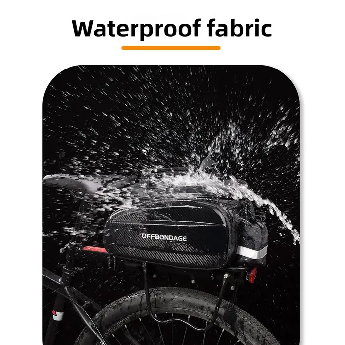 OFFBONDAGE 20L Sacoche de Selle Arrière pour Vélo, Sacoches de Porte-Bagages VTT, Sacoche de Coffre,
