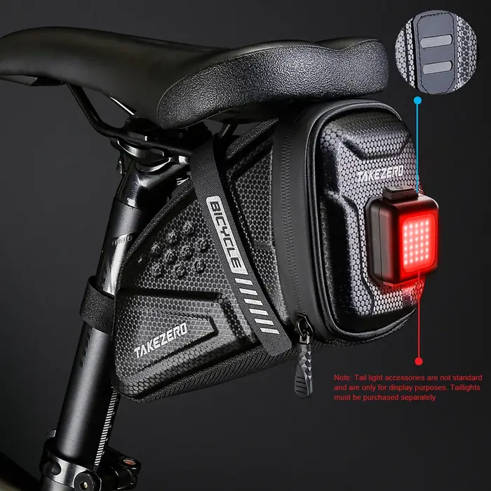 Sac de selle de vélo de grande capacité