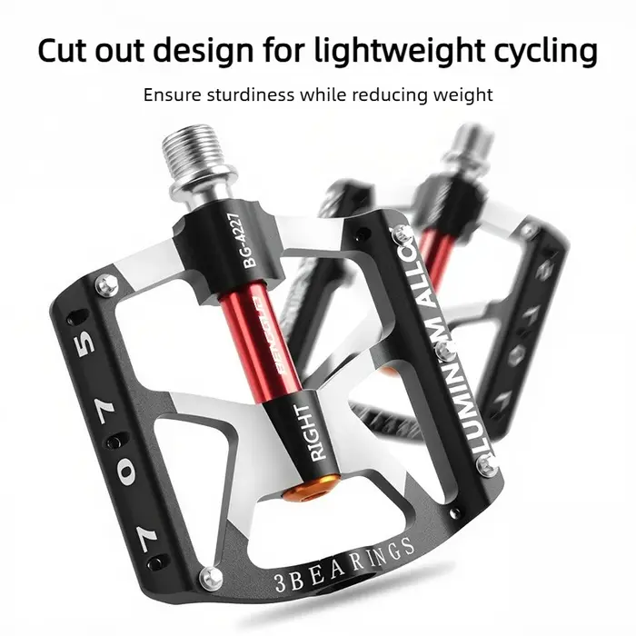 Pédales de vélo à triple roulement