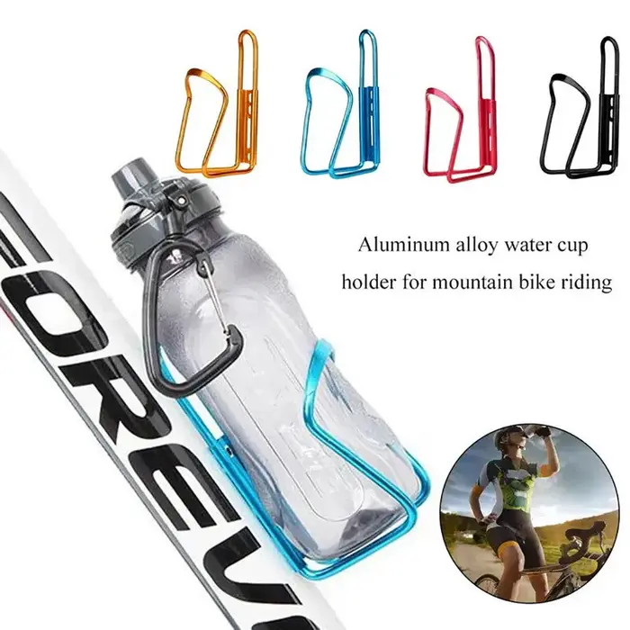 Porte-bouteille T1 en alliage d'aluminium pour vélo de montagne pliant