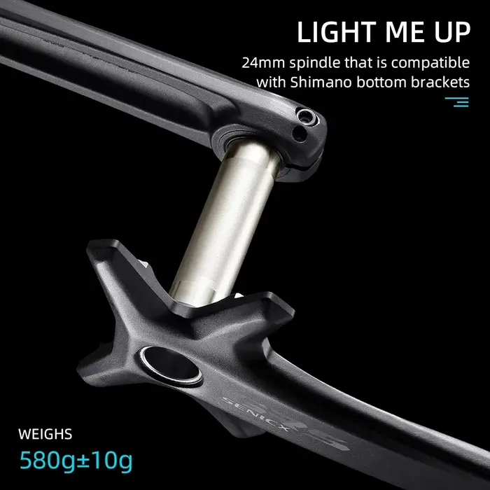 RYET Senicx gravier vélo péritelles 24mm broche 165/170/172.5/175MM