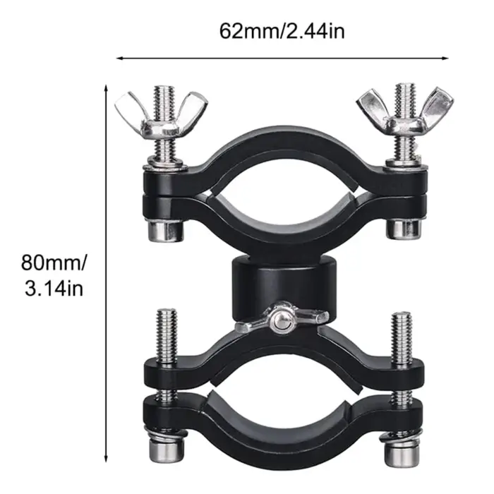 Support lampe poche pour vélo, support lumière pour vélo, Clip lampe poche