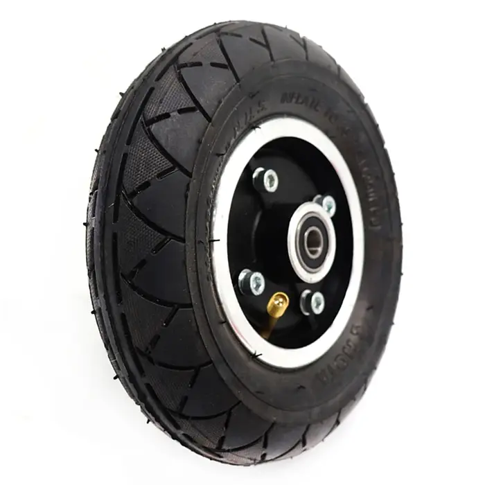 Pneu de trottinette électrique avec freins à tambour, pneu 200x50 pour trottinette 8 pouces, roue en