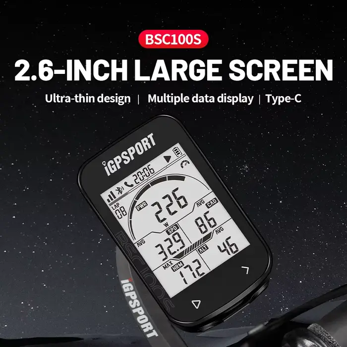 IGPSPORT BSC100S ANT + GPS odomètre vélo ordinateur équitation compteur de vitesse sans fil Support 