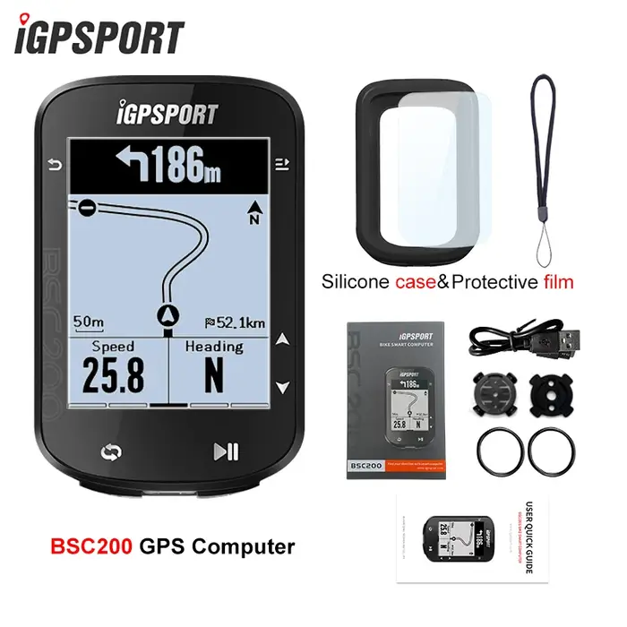 IGPSPORT BSC200 GPS ordinateur de vélo Navigation compteur de vitesse vélo odomètre ANT + APP synchr