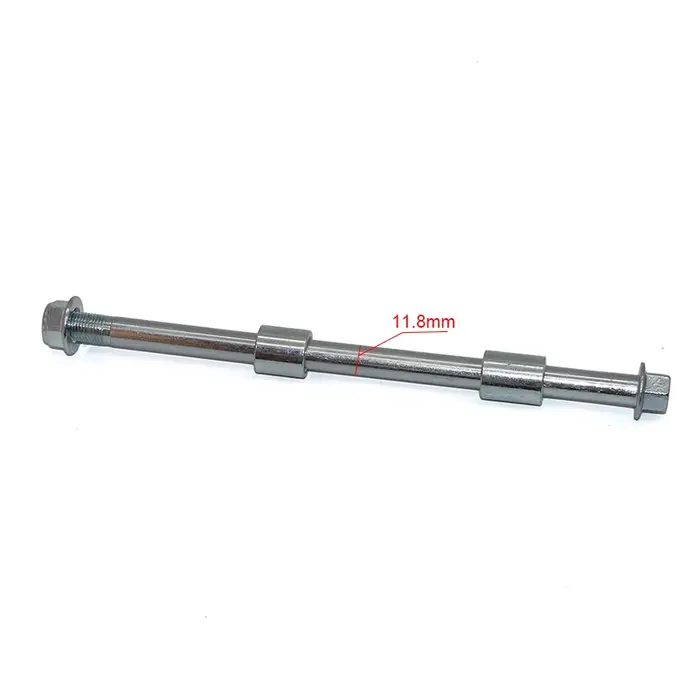 Essieu de roue de vélo de fosse de saleté M12 190mm-260mm pour roues de frein à tambour jantes moyeu 10 pouces 12 "14