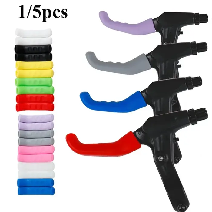 Leviers de frein en silicone pour vélo, 1 paire, accessoires de protection