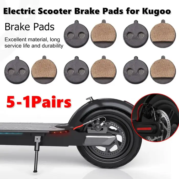 1 ensemble de plaquettes de frein pour Scooter électrique