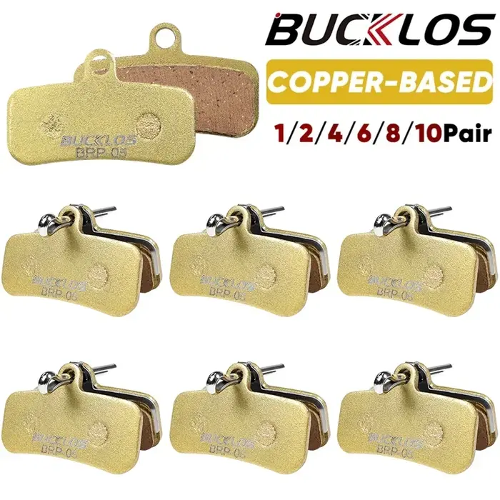 BUCKKubMTB-Plaquettes de frein à disque hydrauliques en métal à base de cuivre, plaquettes de frein 