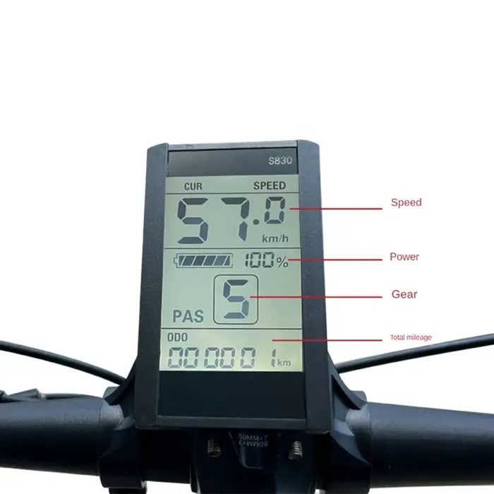 Écran LCD pour vélo électrique
