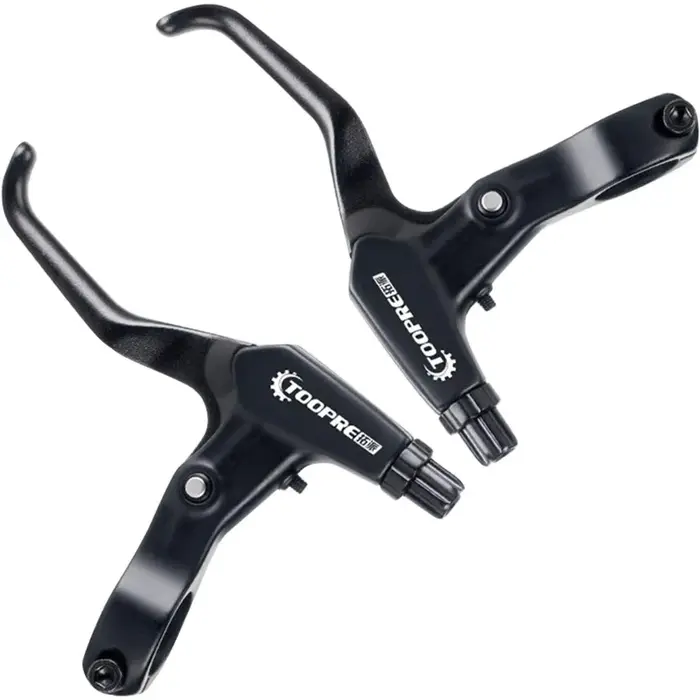 1 paire de leviers de frein de vélo en alliage d'aluminium