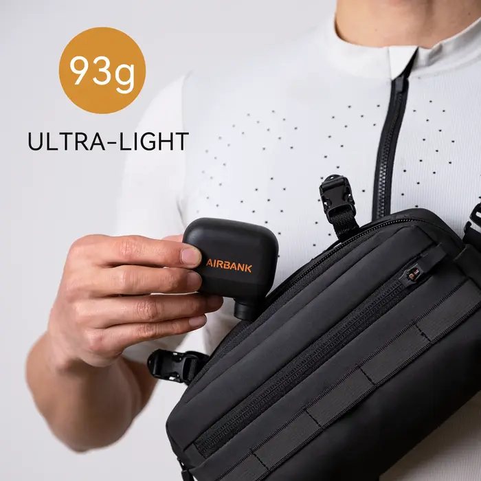 AIRBANK Pocket SE Mini pompe électrique Portable pour vélo sans fil pneu Presta Schrader Valve