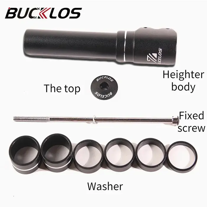 BUCKLOS tige de fourche de vélo montée jusqu'à 115mm 180mm 210mm