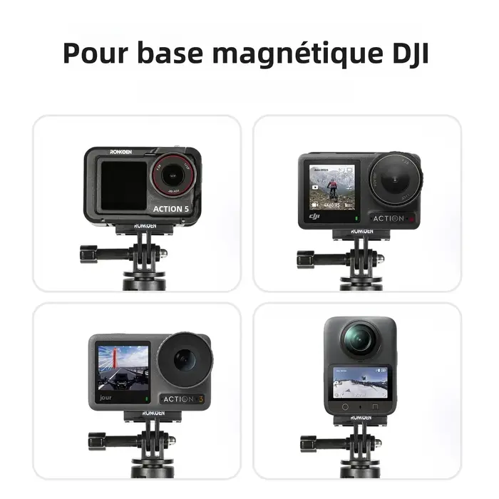 Ronkoen – Base d'adaptateur magnétique à dégagement rapide