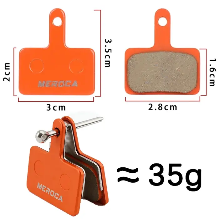 Plaquettes de frein à disque en résine pour Shimano B01s B05s MT200 M315 Mt410 M445 M446 M395 Mt400 M375 B03s Vélo de route VTT Plaquettes de frein