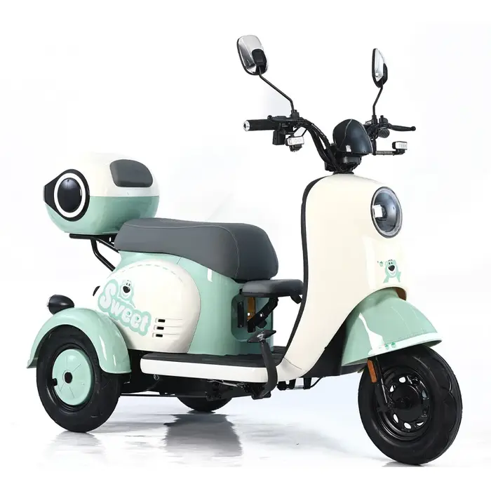 Prix d'usine, scooter électrique à 3 roues 600W pour adultes, tricycle de mobilité de style rétro vi