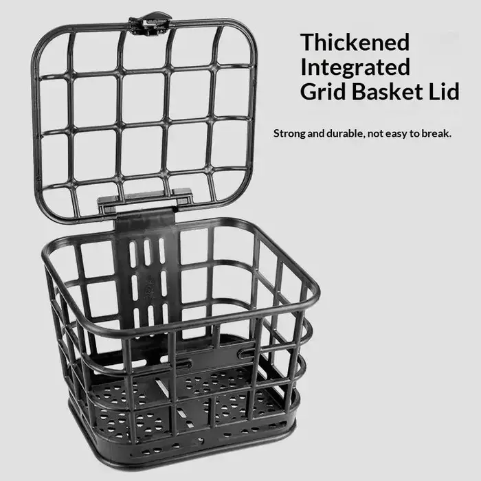 Nouveau panier avant noir pour vélo