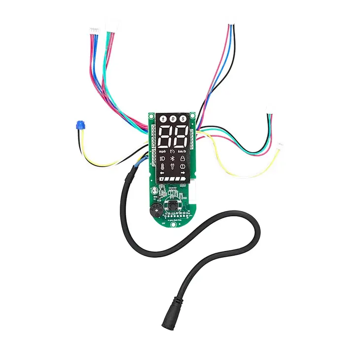 Carte de circuit du tableau de bord de trottinette électrique pour Xiaomi 4 Pro 2ème génération avec clignotants – Pièces de rechange pour instrument