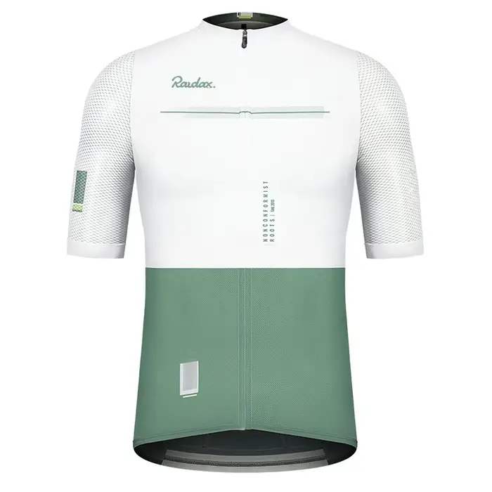 Raudax-Maillot de cyclisme pour jeunes, à manches courtes, à séchage rapide