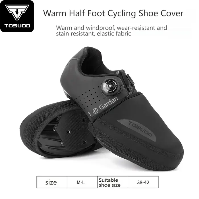 Couvre-chaussures de cyclisme en élasthane coupe-vent résistant à l'abrasion pour vélo de route et VTT en couleur ivoire ou multicolore