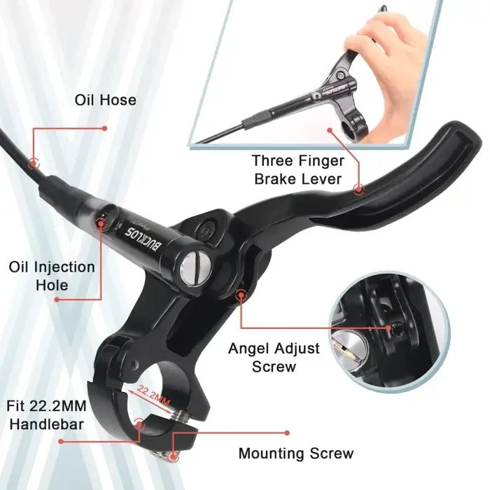Frein à disque hydraulique durable pour vélo de route et VTT