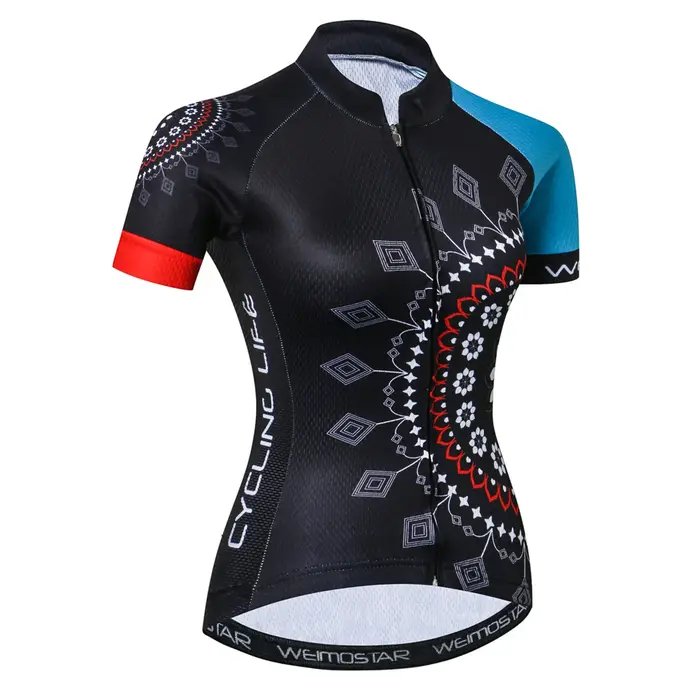 Maillot de cyclisme femmes vélo montagne route vtt haut femme