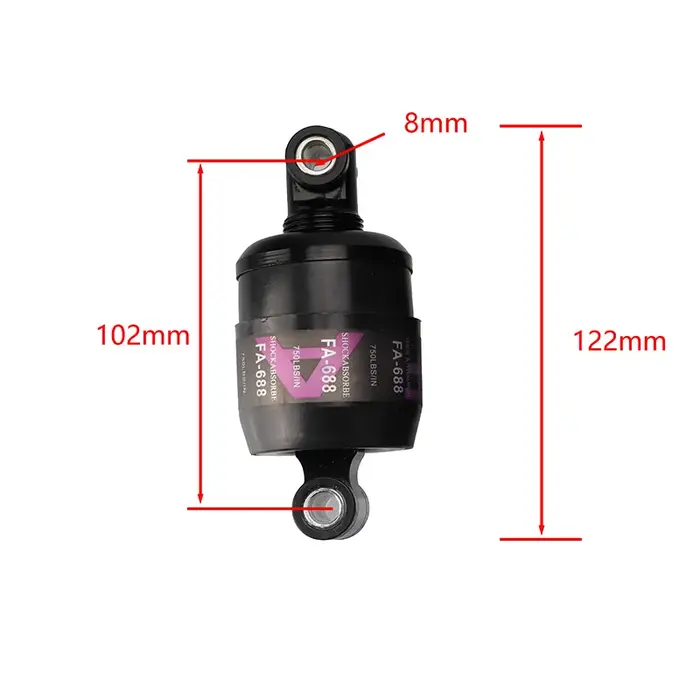 Amortisseur arrière à ressort de suspension, pièces pour vélo pliant, scooter électrique, VTT, mini 