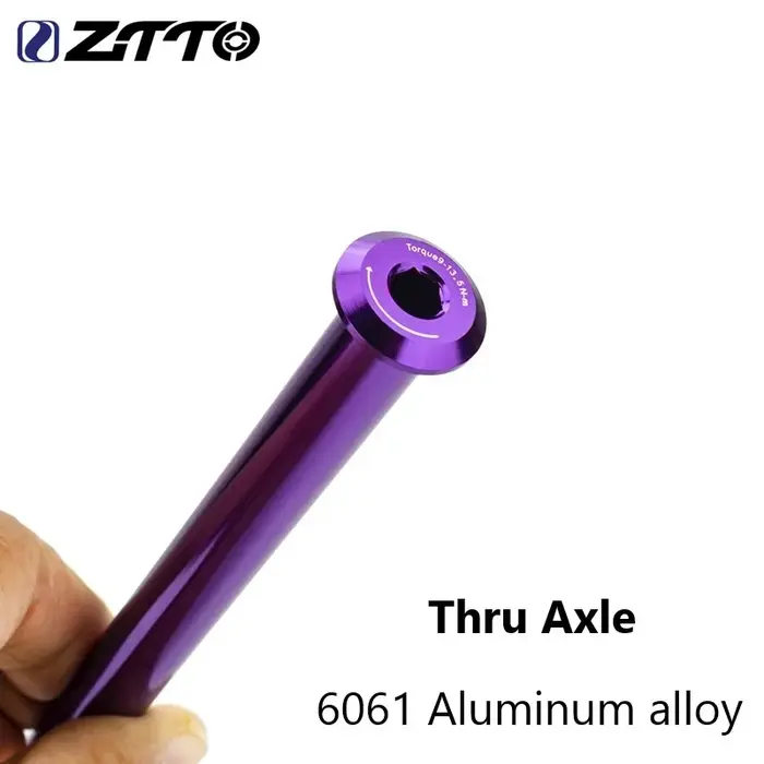 ZTTO Axe traversant violet en alliage d'aluminium 6061 pour VTT
