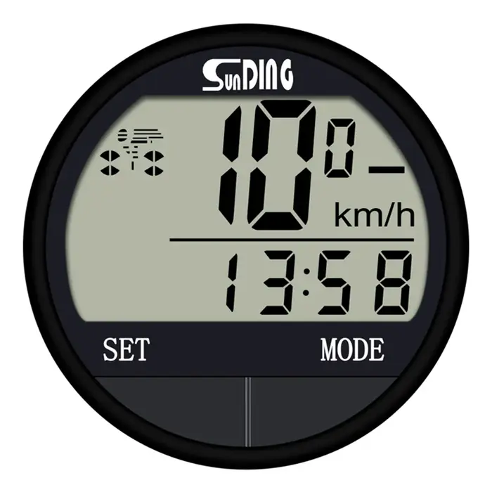  Ordinateur de vélo compteur de vitesse de vélo affichage numérique LCD odomètre de vélo ordinateur