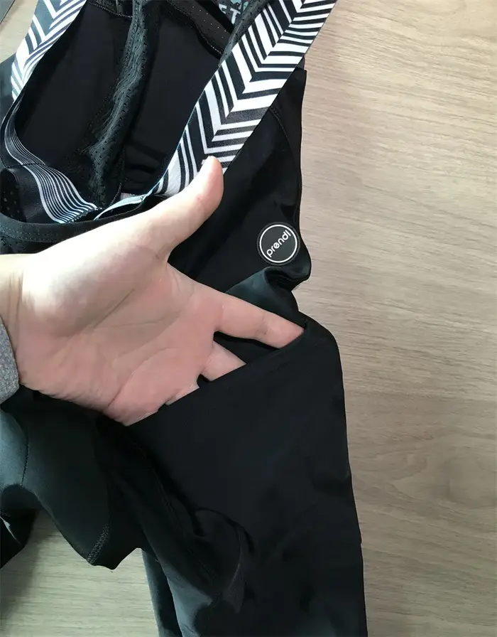PRENDI – cuissard à bretelles pour hommes, coussin de Gel, Cool, serré avec poches, vêtements de Spo