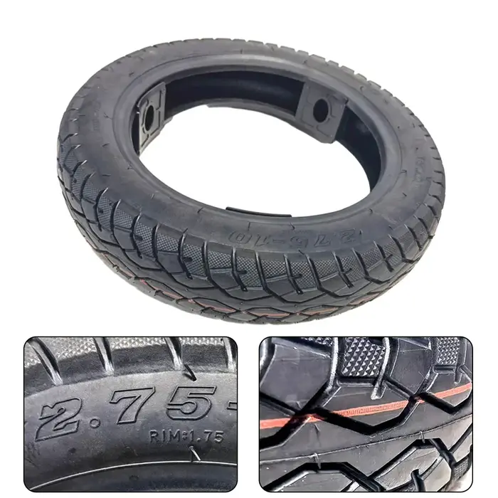 14 pouces 2.75-10 pneu de vélo électrique avant arrière pneu Tubeless pour Mini Moto Dirt Bike 14x2.