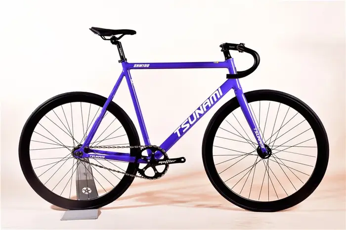 Tsunami Partners-Vélo à Vitesse Unique, Cadre en Alliage d'Aluminium, SNM100, Fixie, 700C, V-Carton,