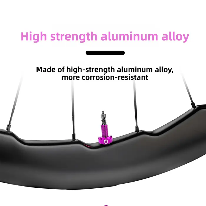 Valve Presta OFFBONDAGE pour vélo, tubeless, 45/65/80mm, en alliage d'aluminium ultraléger, accessoires pour VTT