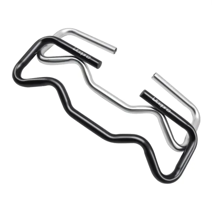 JKLapin Litepro Vélo Pliant P Guidon Ultra-Léger En Alliage D'aluminium 25.4*490MM Papillon Bar 22.2MM Pour Brompton