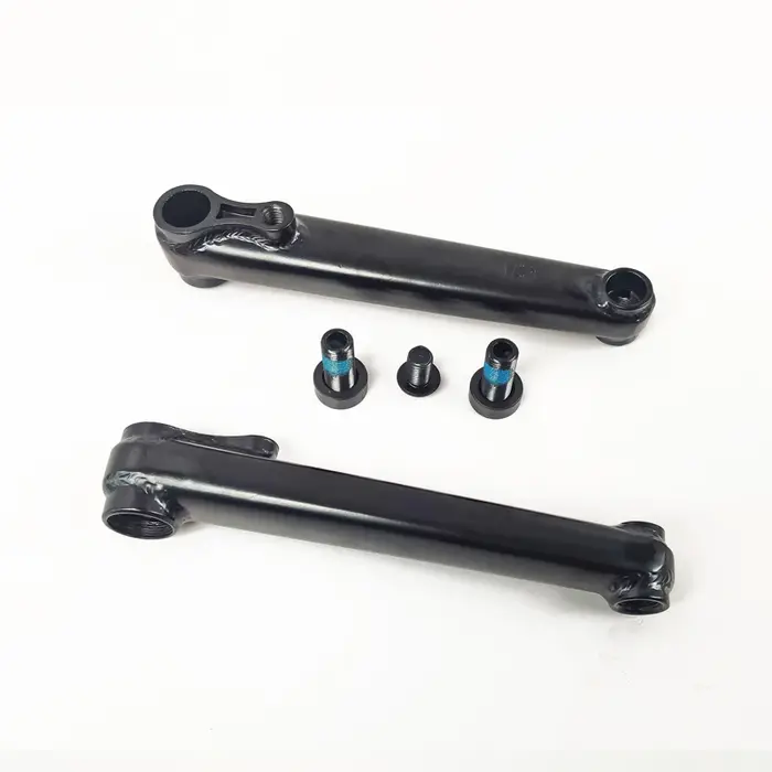 Pédalier de vélo BMX en acier chromé noir CRMO 48T * 19MM * 170MM 9/16 mi BB/Euro BB/espagnol BB/BB américain