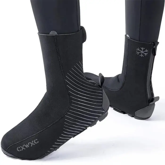 Couvre-chaussures de cyclisme d'hiver chauds pour hommes et femmes