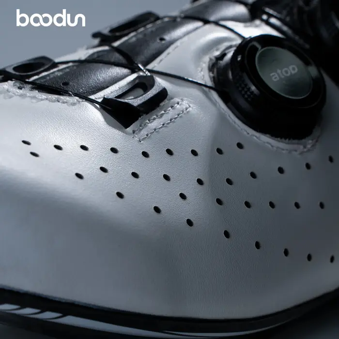 Chaussures de cyclisme sur route respirantes pour hommes