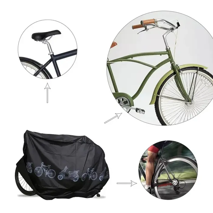 Housse de pluie imperméable pour équipement de vélo
