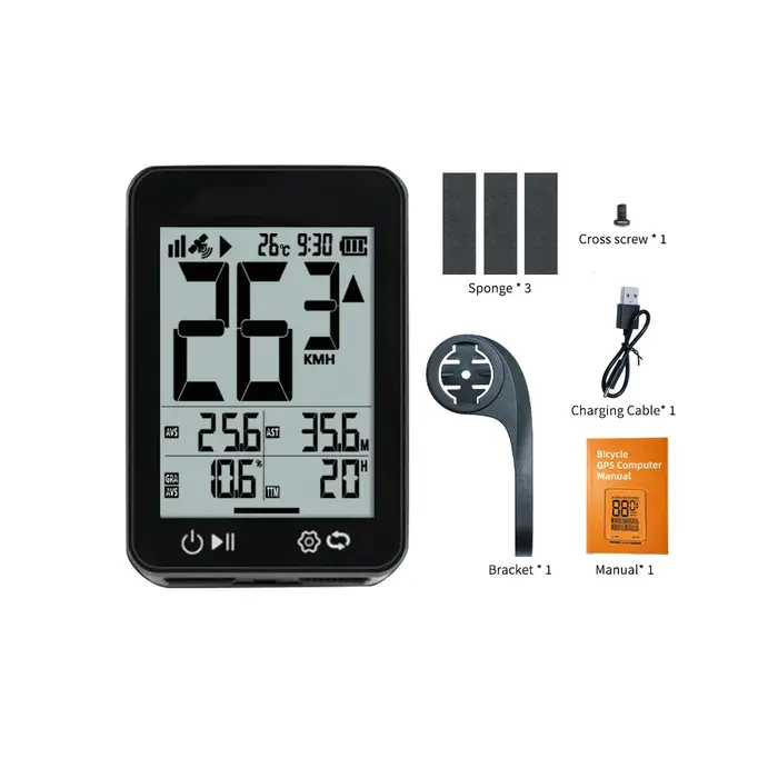Ordinateur de vélo GPS sans fil