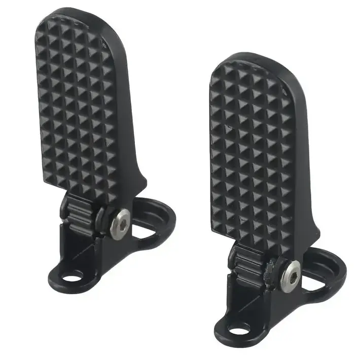 1 paire de pédales pliantes pour vélo électrique, supports de pied arrière polyvalents en alliage d'