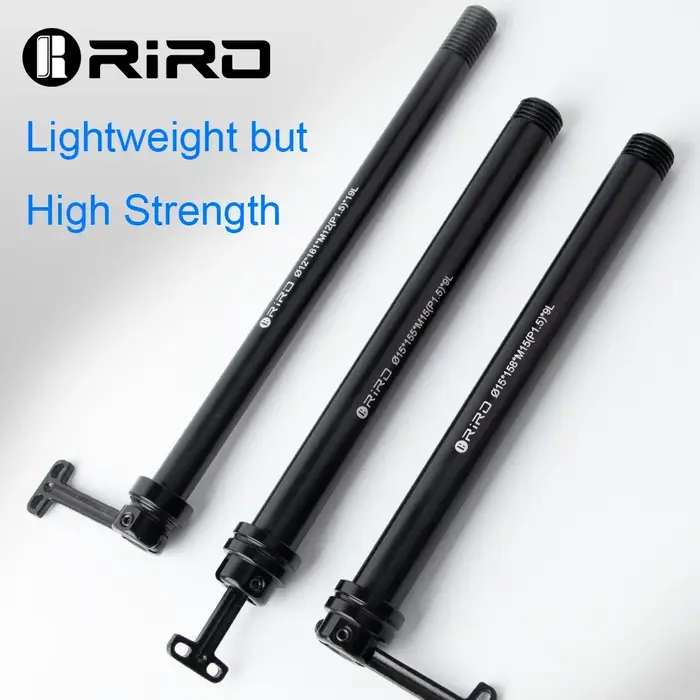 RIRO vélo caché dégagement rapide baril tige d'arbre 12/15MM ultraléger en alliage d'aluminium QR vtt