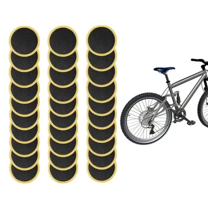 Patchs réparation crevaison pneu vélo sans colle