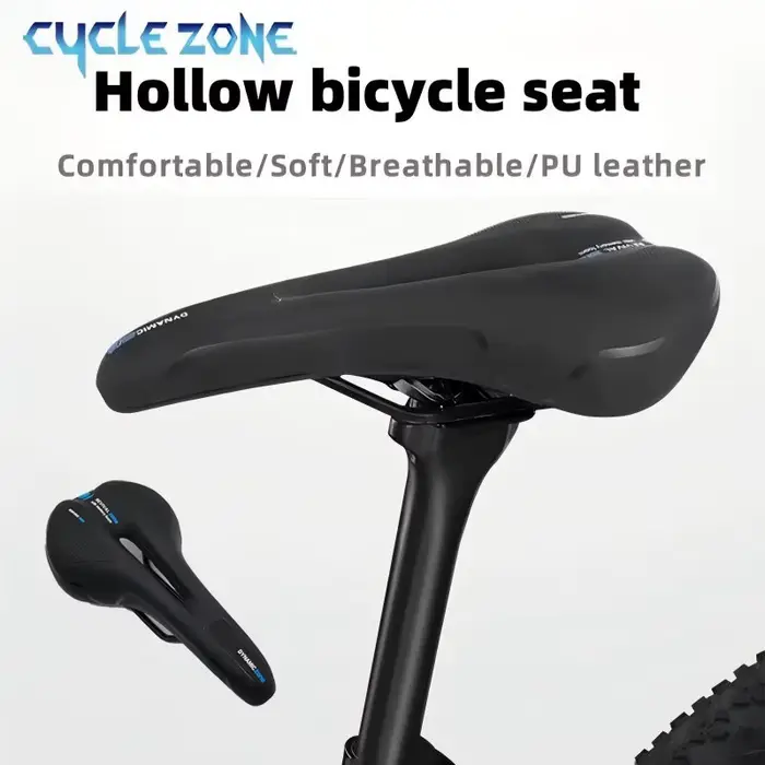 Selle de vélo légère et antidérapante en PU