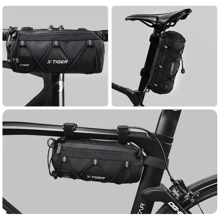 X-TIGER sac de vélo Portable guidon multi-usages grande capacité sac à dos de cyclisme vtt route