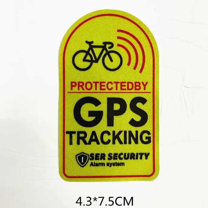 1 ensemble d'autocollants GPS pour vélo