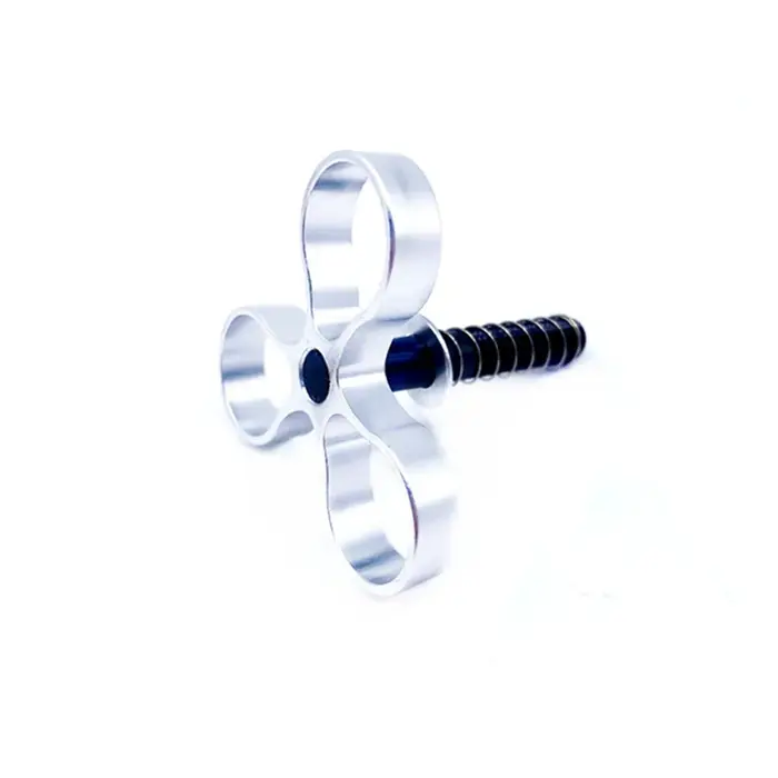 Bouton de robinet de vélo pliant en fleur de prunier