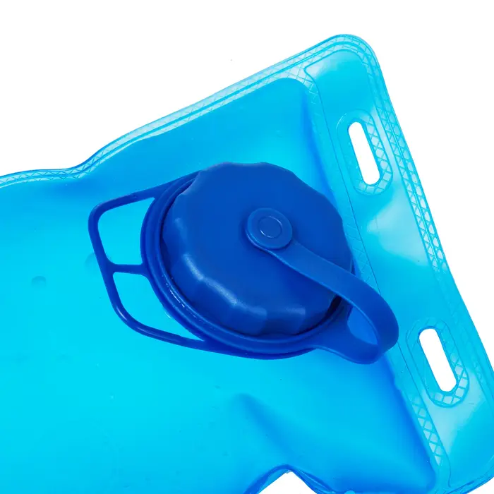 Sac d'eau de sport 2L en TPU bleu avec paille pour vélo alpinisme et marathon sport plein air
