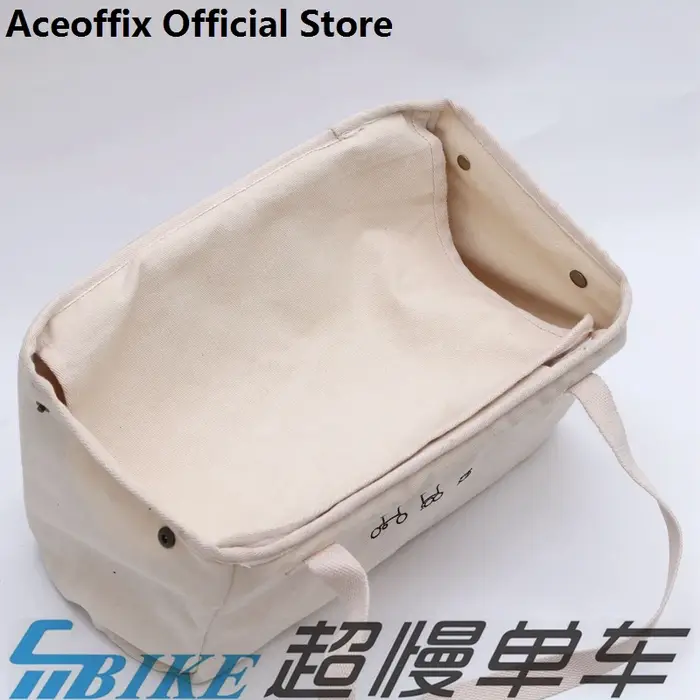 Sac en toile pliable pour vélo Bromsilice